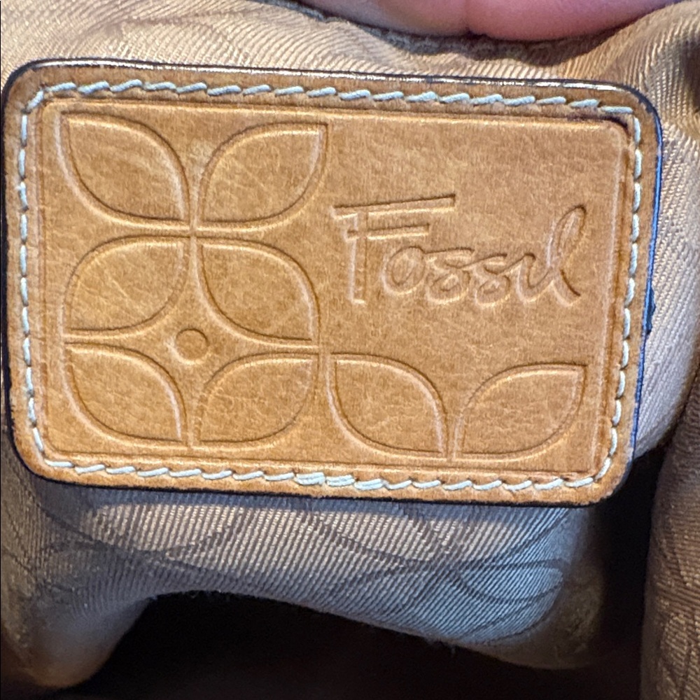 Fossil Tan Leather Hobo Bag - Picture 5 of 8